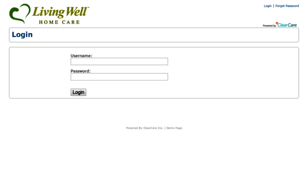 livingwellhc.clearcareonline.com