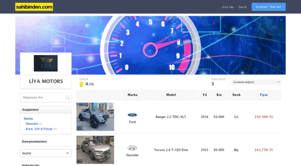 liyamotors.sahibinden.com