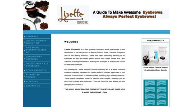 lizettecosmetics.com