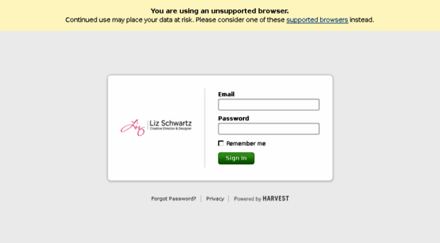 lizschwartzdesign.harvestapp.com