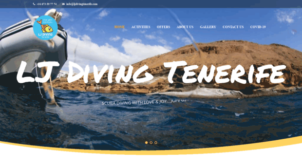 ljdivingtenerife.com