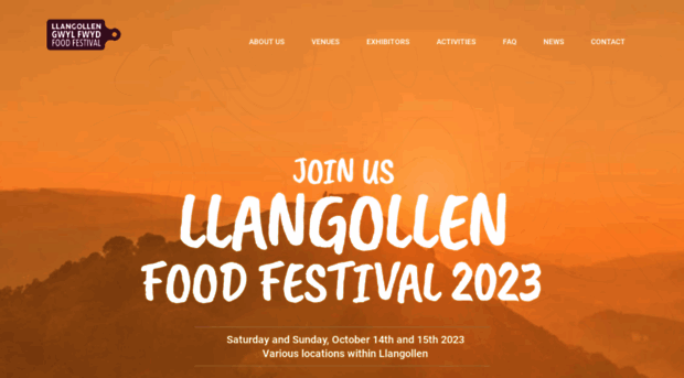 llangollenfoodfestival.com