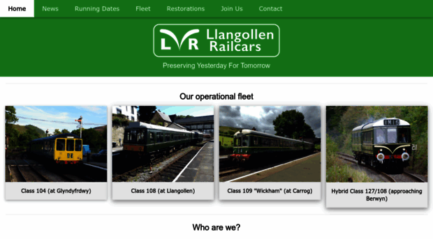 llangollenrailcars.co.uk