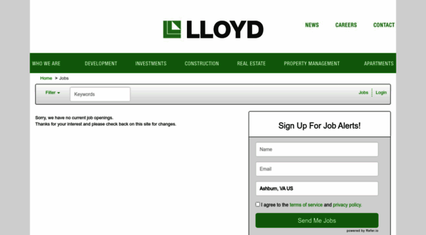 lloydcompanies.isolvedhire.com