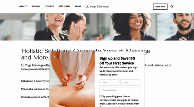 llyogamassage.com