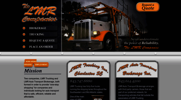 lmrtrucking.com