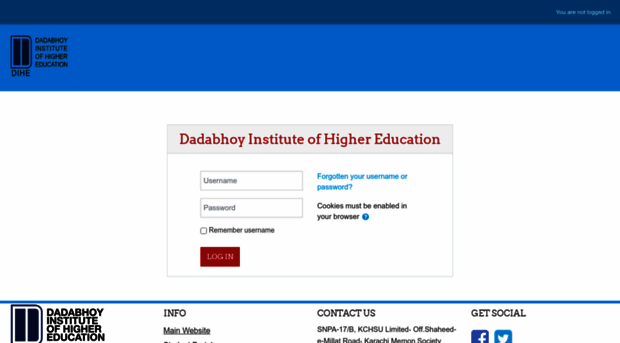 lms.dadabhoy.edu.pk - Dadabhoy Institute of Higher E... - Lms Dadabhoy
