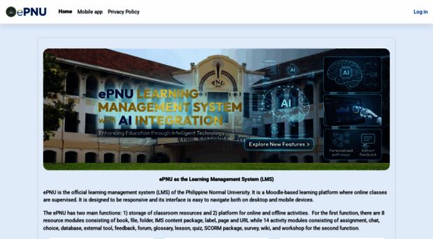 lms.pnu.edu.ph - ePNU Learning Management Syste... - Lms Pnu Edu