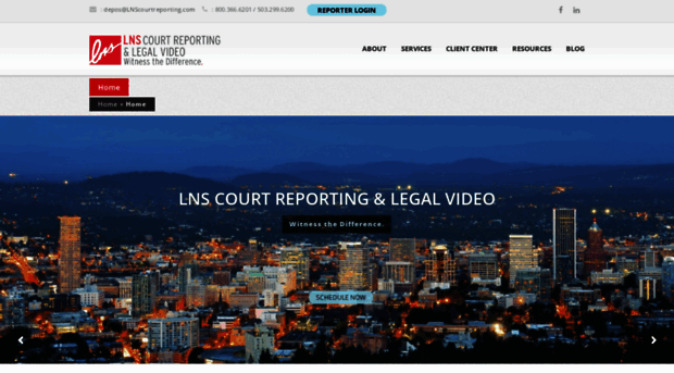 lnscourtreporting.com