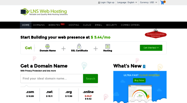 lnswebhosting.com