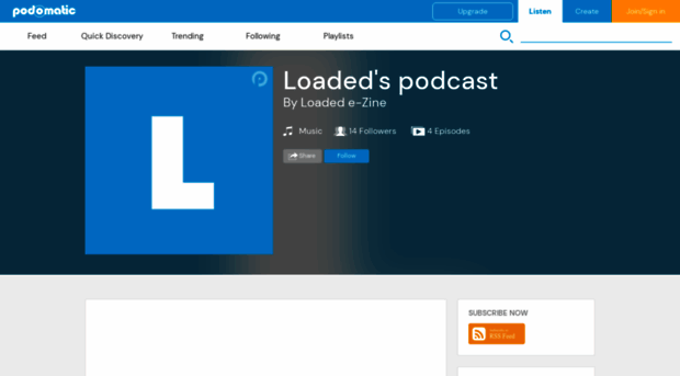 loaded-e-zine.podomatic.com