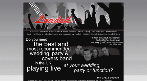 loadedweddingband.co.uk