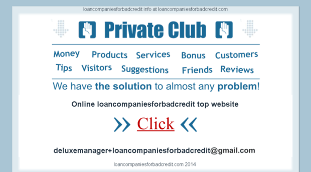 loancompaniesforbadcredit.com