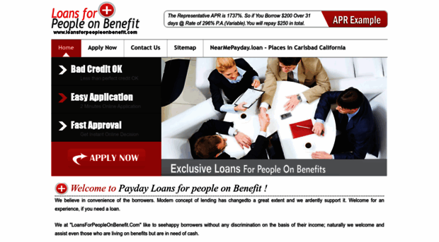 loansforpeopleonbenefit.com