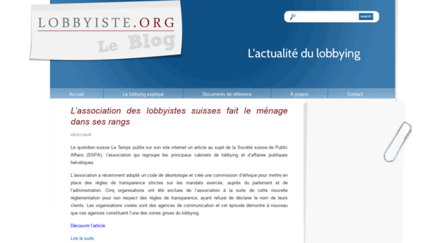 lobbyiste.org