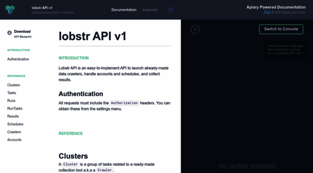 lobstrio.docs.apiary.io