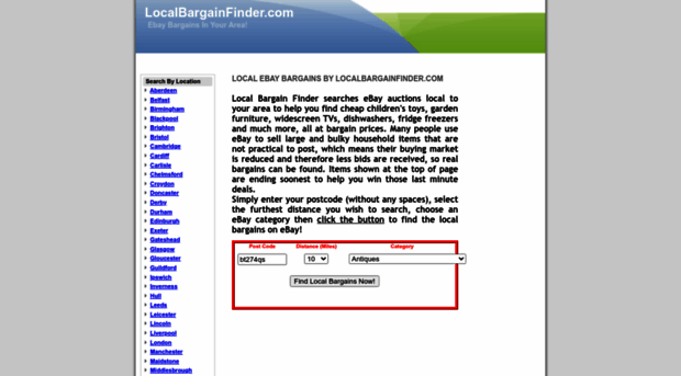 localbargainfinder.co.uk