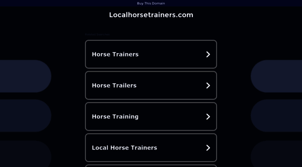 localhorsetrainers.com