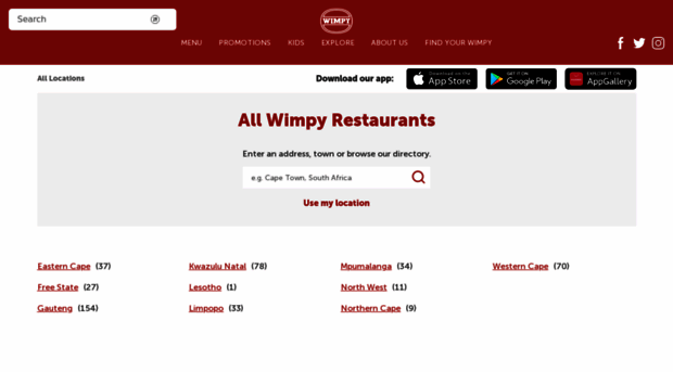 location.wimpy.co.za