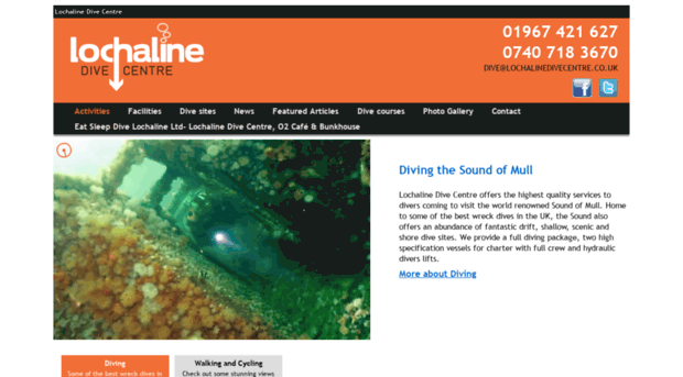 lochalinedivecentre.co.uk