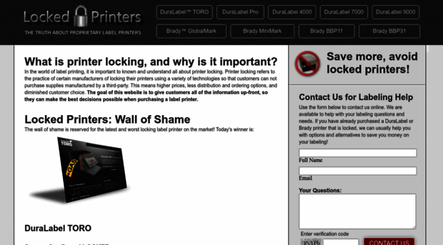 lockedprinters.com