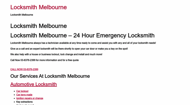 locksmiths-melbourne.com