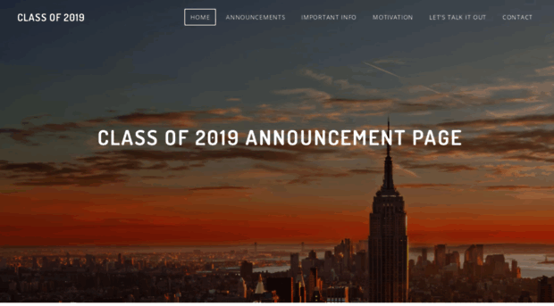 loclassof2019.weebly.com