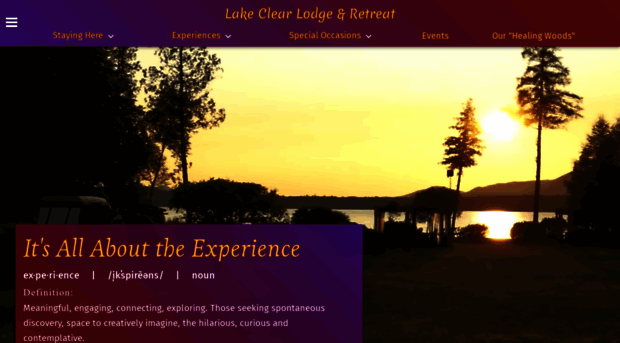 lodgeonlakeclear.com