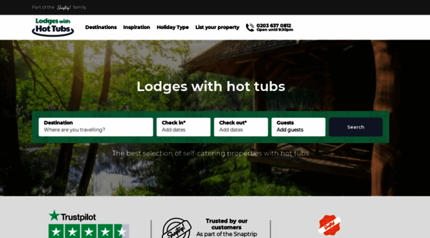 lodgeswithhottubs.com