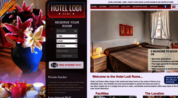 lodihotelrome.com