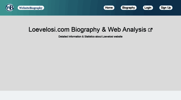 loevelosi.com.websitebiography.com