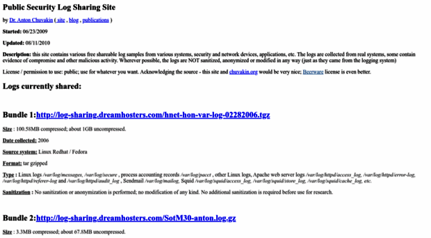 log-sharing.dreamhosters.com