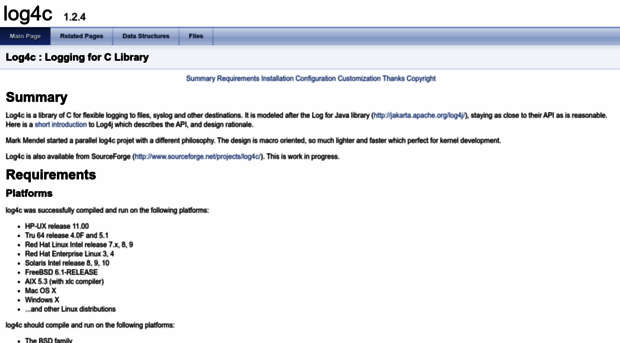 log4c.sourceforge.net