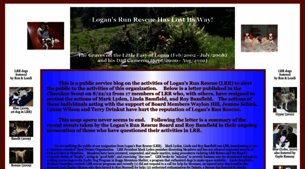 logansrunrescue.co