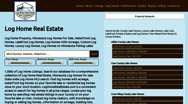 loghomerealestate.com