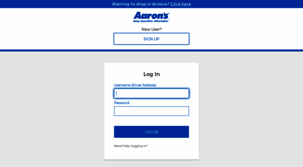 login.aarons.com