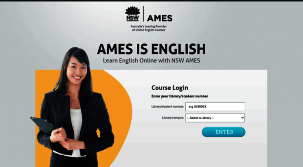 login.ames.edu.au