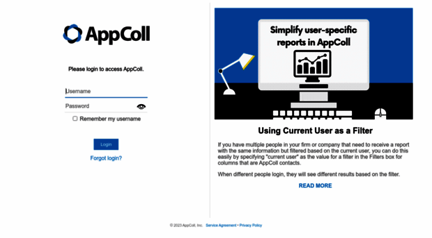 login.appcoll.com