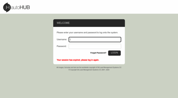 login.auto-hub.co.za