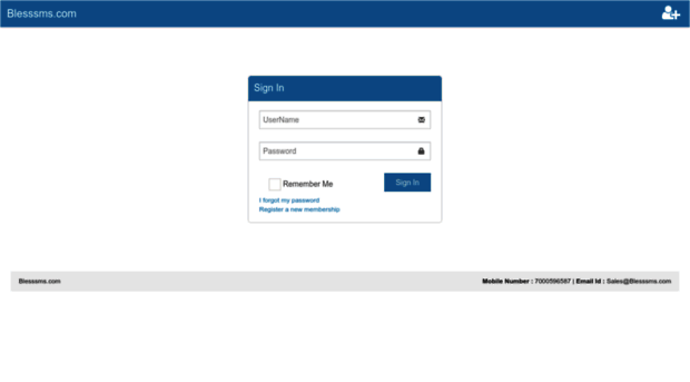 login.blesssms.com
