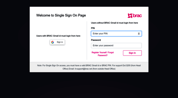 login.brac.net