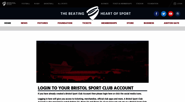 login.bristol-sport.co.uk