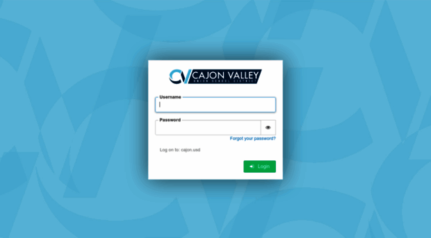 login.cajonvalley.net