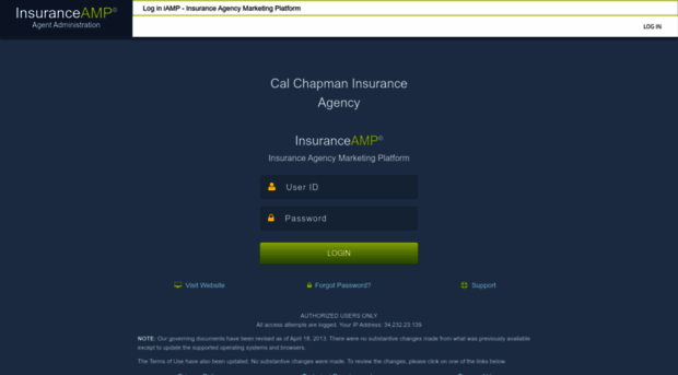 login.calchapmanagency.com