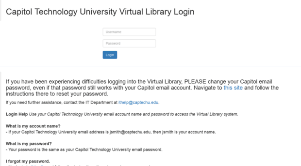 login.capitol-college.edu