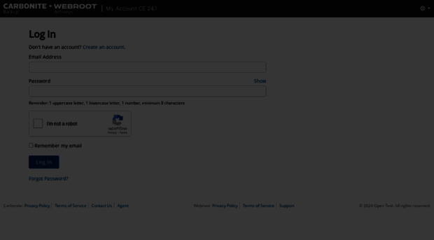 login.carbonite.com