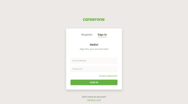 login.careerone.com.au