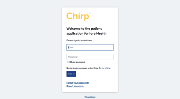 login.chirpcare.com