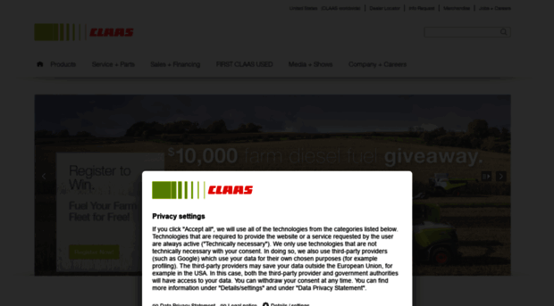 login.claas.com