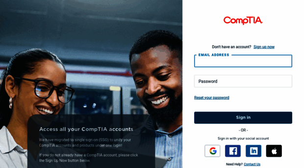 login.comptia.org